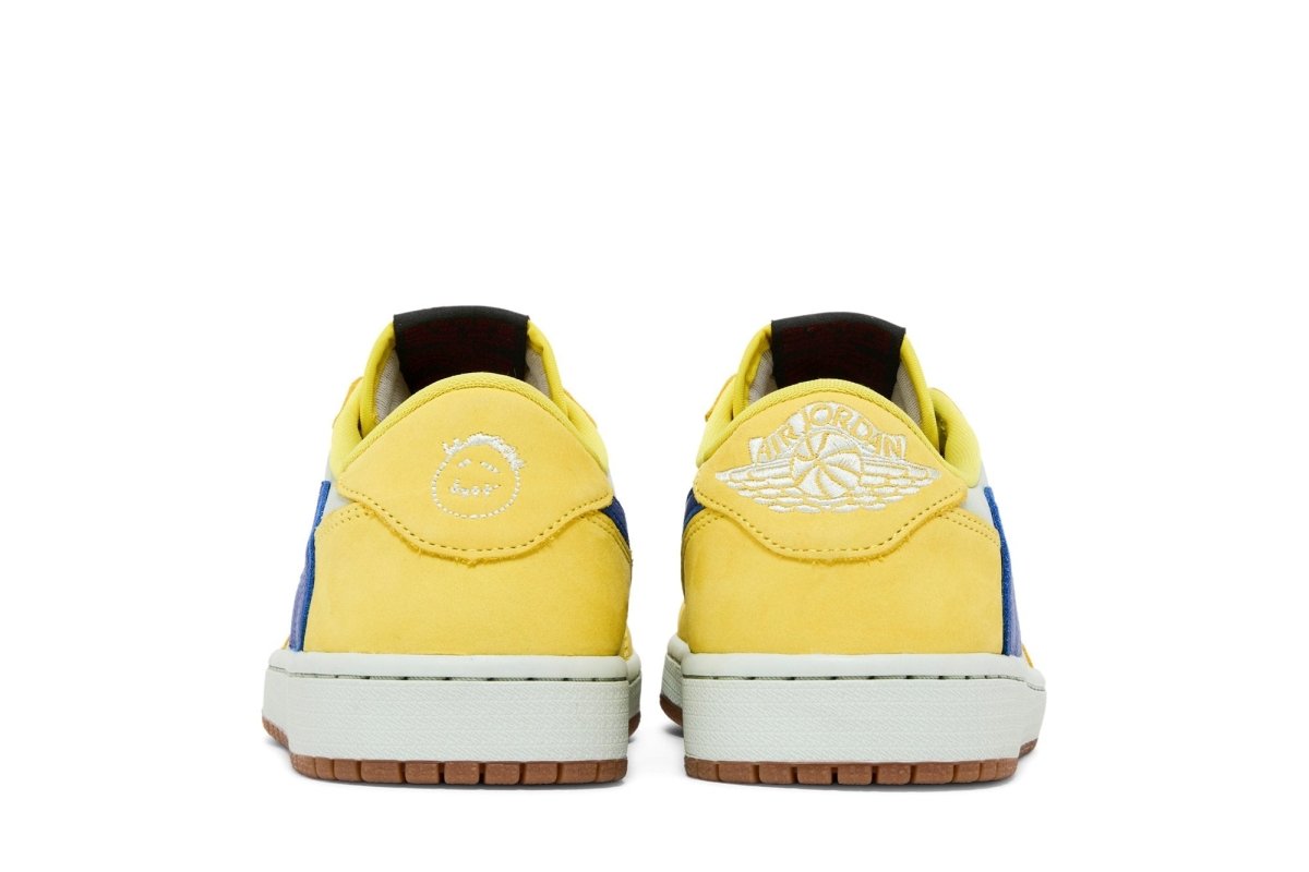 Tênis Nike Travis Scott x Air Jordan 1 Low Og Canary Amarelo