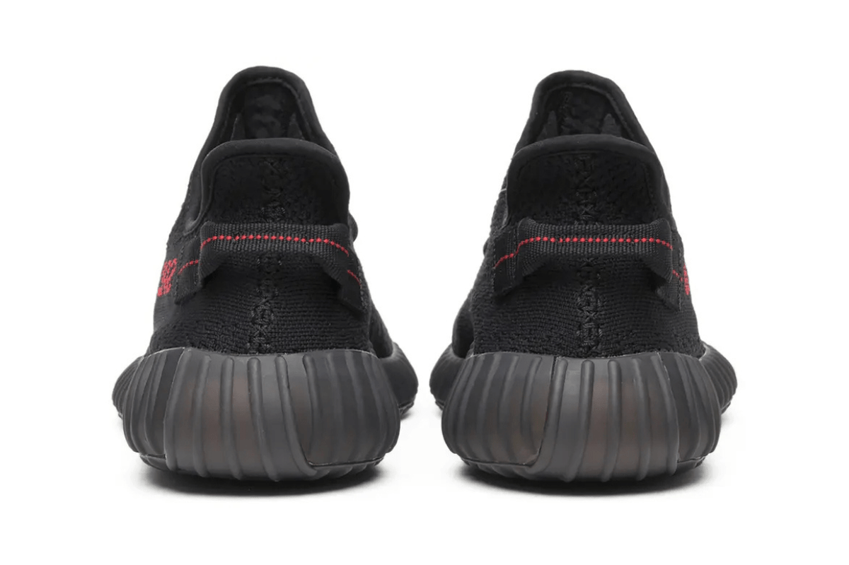 Tênis Yeezy Boost 350 v2 Black Red (Bred) Preto